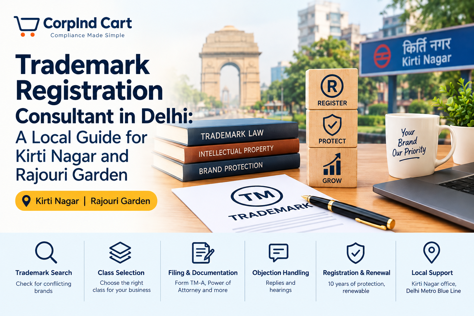 Trademark Registration Consultant in Delhi | Kirti Nagar